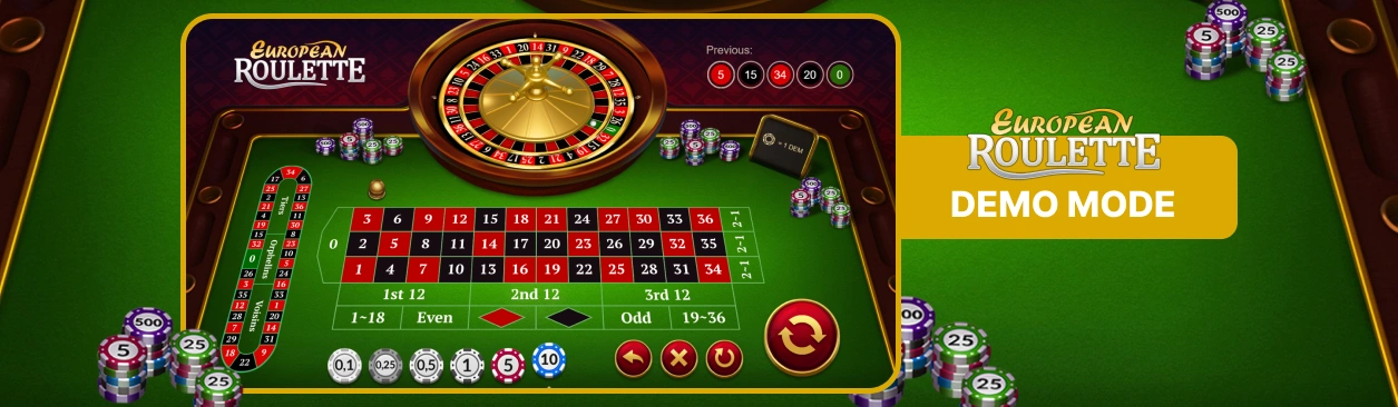 European Roulette Slot Demo.