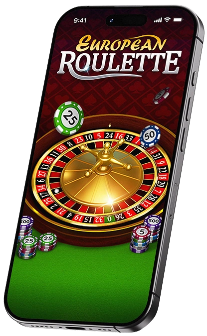 Mobile App European Roulette.